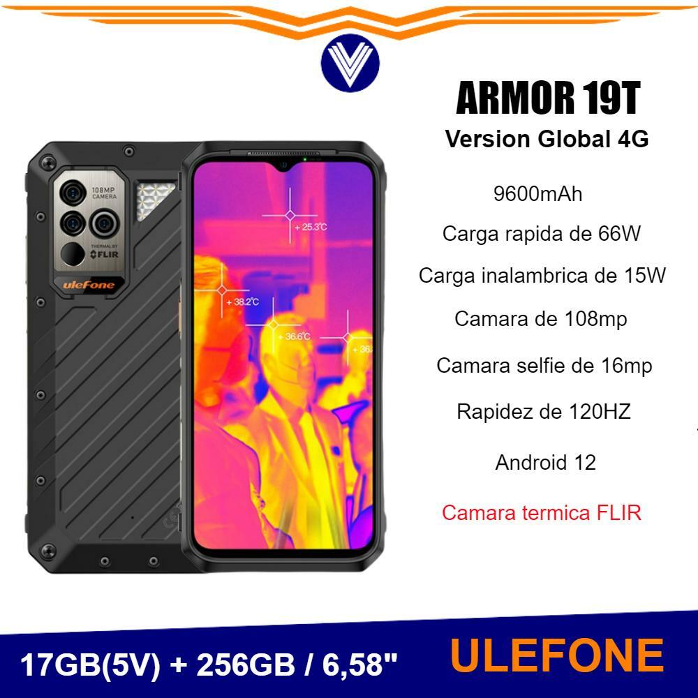 Telefono ulefone armor 19T,17GB RAM + 256GB ROM, 66W