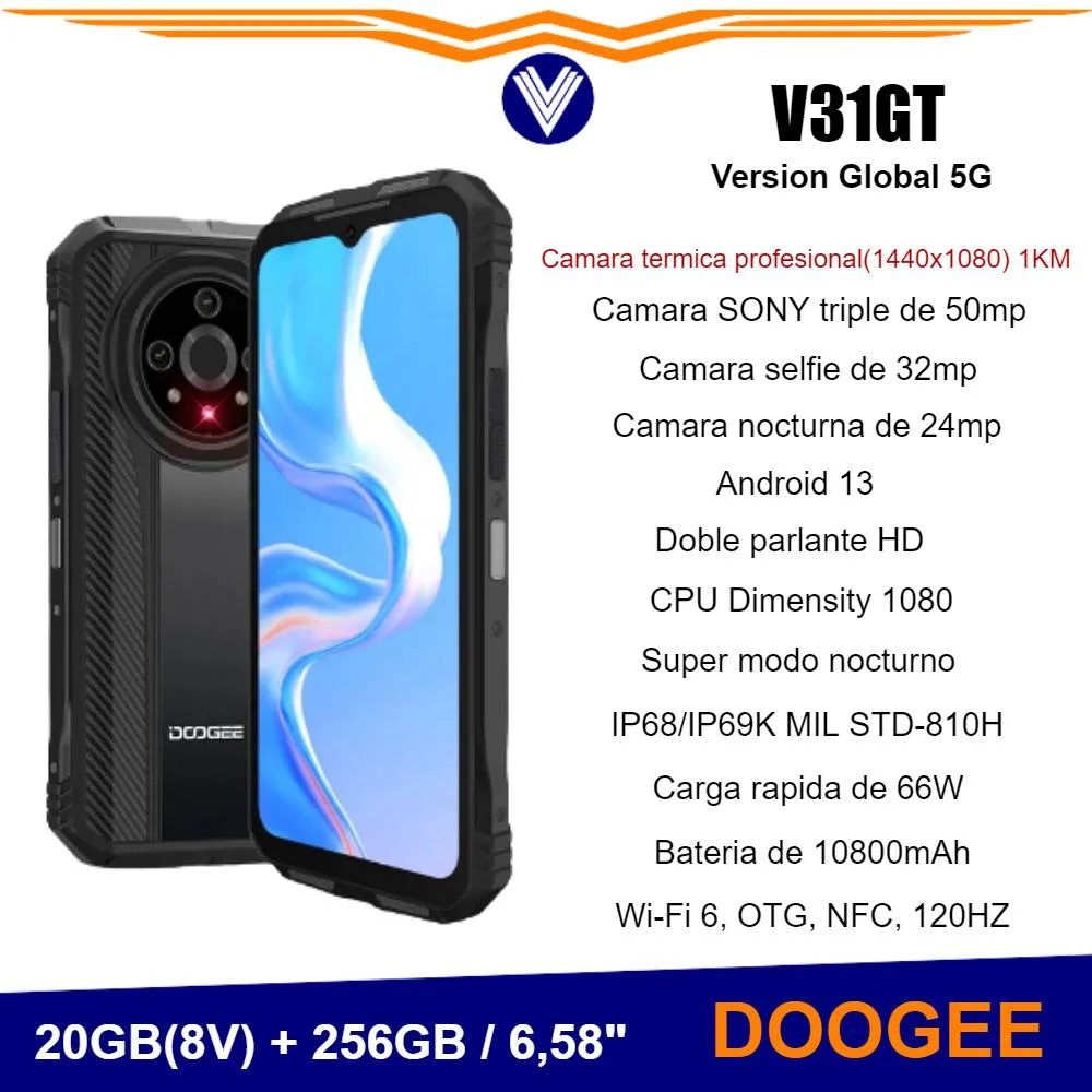 Telefono DOOGEE S98 Pro 3 En 1-48MP Cámara Térmica