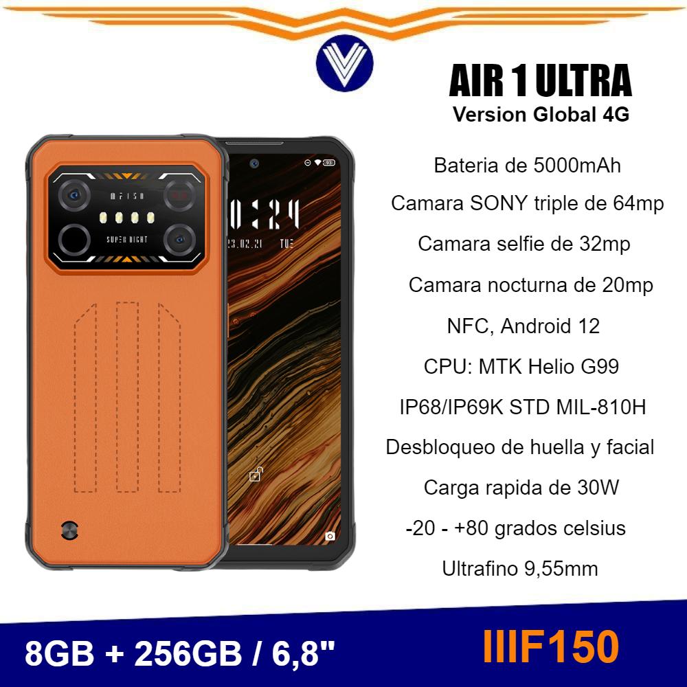 Telefono IIIF150 Air1 Ultra, 8GB + 256GB, G99, 6,8″, 120Hz, 64MP + 20MP.IR