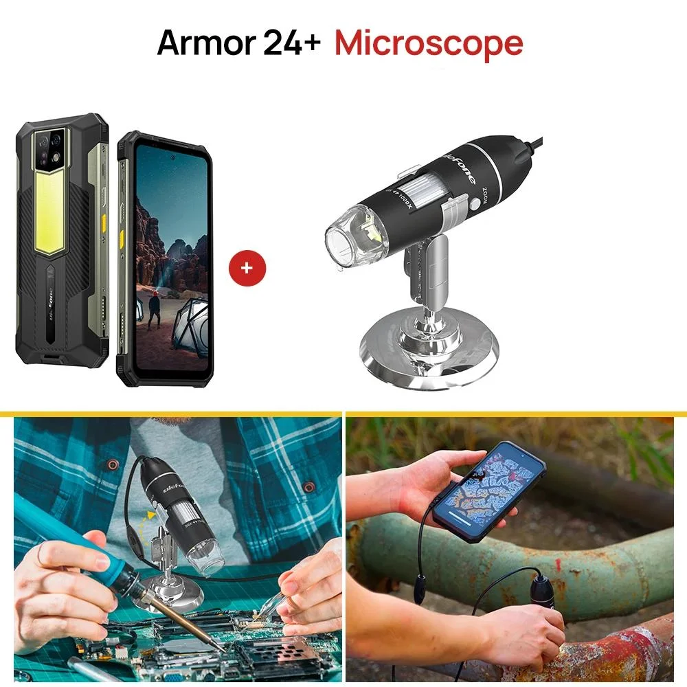 Telefono Ulefone Armor 24, 22000mAh, 24GB + 256GB, 6,78, 120Hz, NFC -  1RUGGED