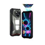 DOOGEE V MAX Play 5G Version Global Celular Indestructible con Proyector y Batería 20500mAh | 36GB RAM + 512GB, 200MP de Camara - Negro